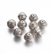 CCB Plastic Beads, Lantern, Platinum, 17x14.5mm, Hole: 2mm(CCB-K003-30P)
