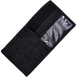 Nylon Car Sun Visor Organizers, Auto Insurance and Registration Card Holder, Car Interior Accessories, Rectangle, Black, 300x155x4mm(FIND-WH0125-11)