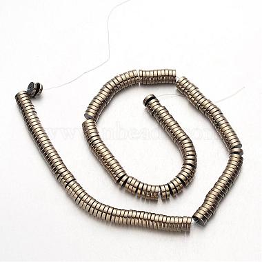 Electroplate Non-magnetic Synthetic Hematite Beads Strands(G-F300-17C-06)-2