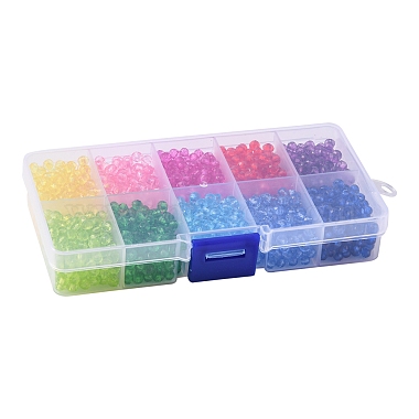 1680Pcs 10 Colors Transparent Acrylic Beads(TACR-YW0001-59)-6