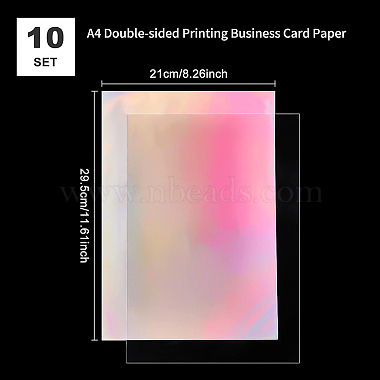 A4 Double-sided Printing Business Card Paper(DIY-WH0214-22)-2