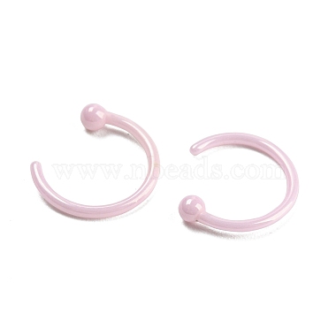 Hypoallergenic Bioceramics Zirconia Ceramic Hoop Nose Rings(AJEW-Z014-01)-3