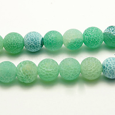 Natural Crackle Agate Beads Strands(G-G055-4mm-4)-2