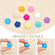 40Pcs 10 Colors Food Grade Eco-Friendly Silicone Beads(SIL-CA0001-46)-5