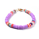 Eco-Friendly Handmade Polymer Clay Heishi Beads Bracelets(BJEW-JB04480)-2