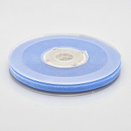 Polyester Velvet Ribbon for Gift Packing and Festival Decoration, Cornflower Blue, 3/8 inch(10mm), about 50yards/roll(45.72m/roll)(SRIB-M001-10mm-336)