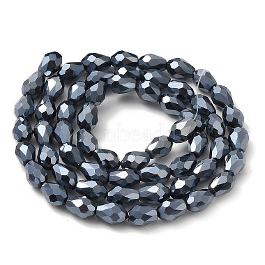 Electroplate Glass Beads Strands(X-EGLA-D017-7x5mm-2)-3
