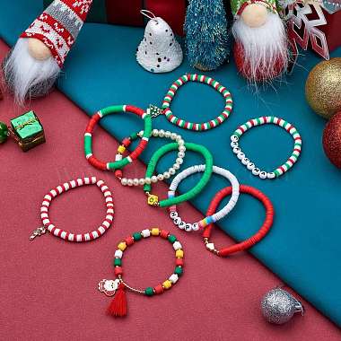 Santa Hat Lampwork Earring Kit Jewelry Making Holiday Christmas
