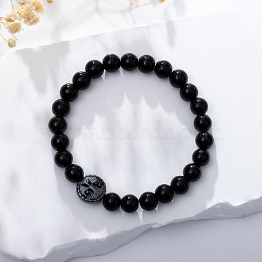 Tree of Life Obsidian Bracelets