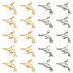 DICOSMETIC 8Pcs 2 Colors 304 Stainless Steel Pendants(STAS-DC0010-07)-1