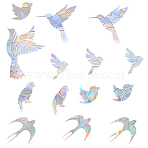 PVC Waterproof Shopwindow Decorative Sticker, Bird, Sticker: 35~107x33~78mm(DIY-WH20007-17N)