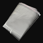 Rectangle OPP Cellophane Bags, Clear, 21.5x10cm, Unilateral Thickness: 0.035mm, Inner Measure: 16.5x10cm(OPC-R012-197)