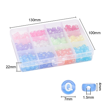 600pcs 12 couleurs perles acryliques transparentes(TACR-YW0001-34)-3