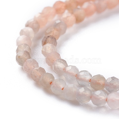 Natural Sunstone Beads Strands(G-A026-A14-3mm)-3