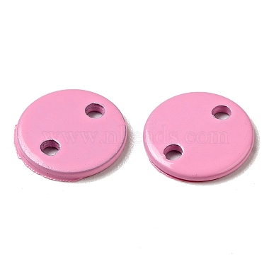 Spray Painted 201 Stainless Steel Connector Charms(STAS-G304-23B)-2