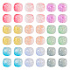 180Pcs 9 Colors Two Tone Transparent Crackle Glass Beads Strands(GLAA-TA0001-97)-1