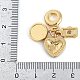 Rack Plating Brass Clear Cubic Zirconia European Dangle Charms(KK-P287-18C-G)-3