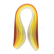 6 Colors Quilling Paper Strips, Yellow, 390x3mm, about 120 strips/bag(DIY-TD001-A02)