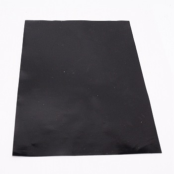 Silicone Single Side Board, with Adhesive Back, Rectangle, Black, 300x210x1.5mm