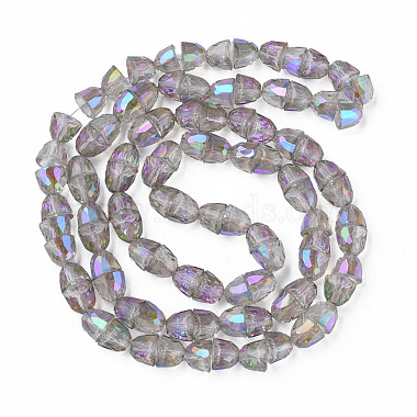 Electroplate Transparent Glass Beads Strands(EGLA-N002-35)-3