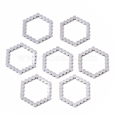 Stainless Steel Color Hexagon 201 Stainless Steel Linking Rings
