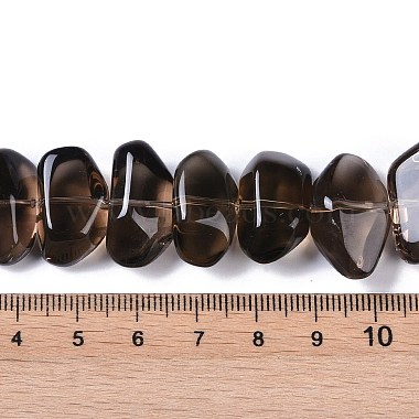 Natural Smoky Quartz Beads Strands(G-B072-C01-03)-5