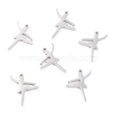 Stainless Steel Color Human 304 Stainless Steel Charms