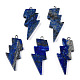 Natural Lapis Lazuli Pendants(G-N332-53-A01)-2