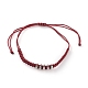 Unisex Adjustable Nylon Thread Braided Bead Bracelets(BJEW-JB05821-01)-1