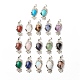 Natural & Synthetic Gemstone Pendants(G-G855-02P)-1