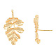 Brass Stud Earring Findings(KK-N231-412)-3