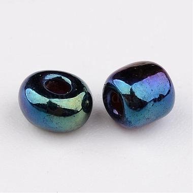 6/0 electrochapado perlas de semillas de vidrio redondo del iris(X-SEED-A009-4mm-604)-2