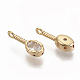 Brass Cubic Zirconia Charms(KK-T050-34G-NF)-2