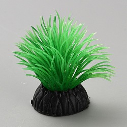 Plastic Artificial Aquarium Plants, for Home Office Fish Tank Aquarium Decorations, Green, 40x35x25mm(DIY-WH0660-05B)