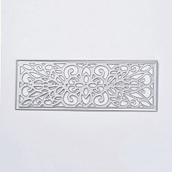 Carbon Steel Cutting Dies Stencils, for DIY Scrapbooking/Photo Album, Decorative Embossing DIY Paper Card, Matte Platinum Color, 5.6x15.3cm(DIY-L024-09)