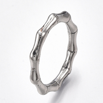 Alloy Rings, Antique Silver, Size 8, 18mm