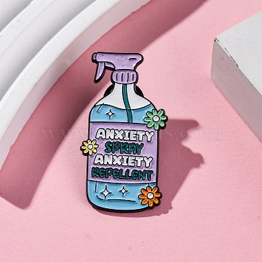 Mixed Color Bottle Alloy+Enamel Enamel Pins