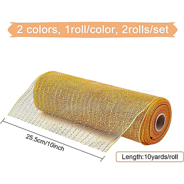 BENECREAT 2 Rolls 2 Colors Polypropylene Fabric(AJEW-BC0001-45B)-2