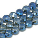 Chapelets de perles en verre galvanoplastique(EGLA-Q098-A08)-1
