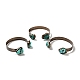 Natural Turquoise Irregular Nugget Open Cuff Bangle(G-D468-12R)-1