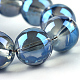 Chapelets de perles en verre galvanoplastique(EGLA-Q062-8mm-A14)-4