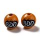Perles de bois peintes à la bombe d'halloween(WOOD-C002-04)-2