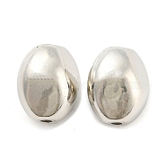 CCB Plastic Beads, Oval, Platinum, 7x6x5mm, Hole: 0.5mm(CCB-K011-03P)