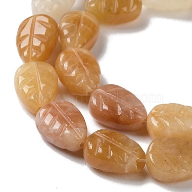 Natural Topaz Jade Beads Strands(G-M418-A01-01)-4