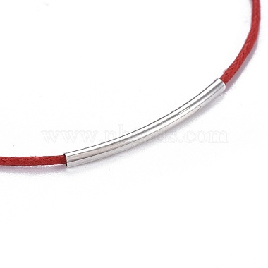 Adjustable Waxed Cotton Cord Bracelets(BJEW-JB04206)-3