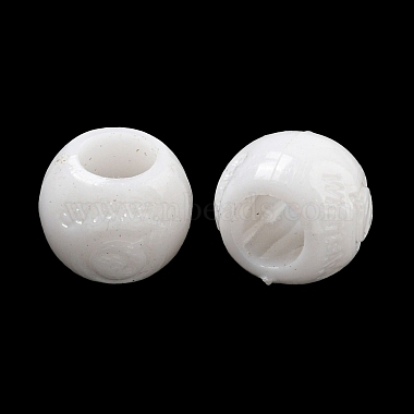 Opaque Acrylic European Beads(SACR-L007-023A)-2