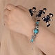 bracelets de perles turquoise naturelles(PW-WGFCF02-01)-3