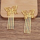 Brass Hair Comb Findings(OHAR-PW0001-418G)-1