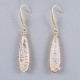 Natural Quartz Crystal Dangle Earrings(EJEW-JE03280)-1