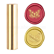 Wax Seal Stamp, Mini Brass Stamp Gun Wax Seal for Envelope Invitation Wedding Embellishment Bottle Decoration, Butterfly Pattern, 60x15mm(AJEW-WH0104-88-53)